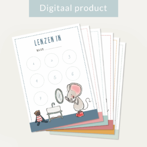 Beloningskaarten oogjes (download)