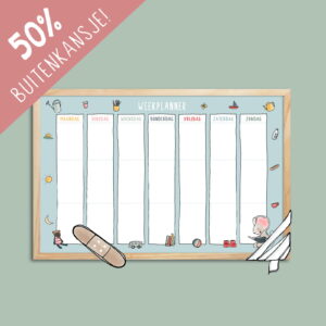 Weekplanner buitenkans