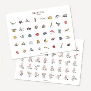 Set symbolen stickers