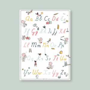Poster schrijfletters (download)