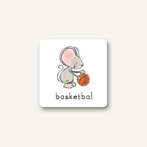 Magneet basketbal 