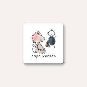 Magneet papa werken